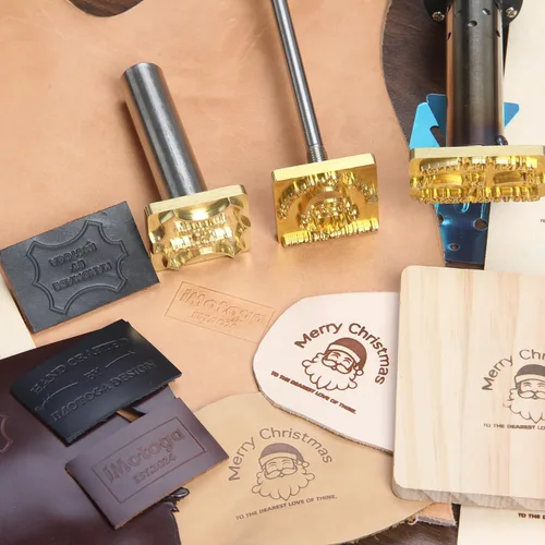 Miniatura 2 de Sello de cuero personalizado, herramientas de estampado personalizadas, kit de estampado de cuero, herramienta de trabajo de grabador, mini sellos