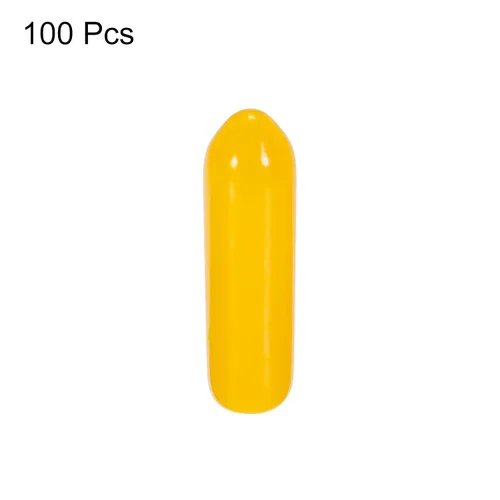 Miniatura 3 de MECCANIXITY 100 tapas de goma de 1/8 de pulgada (0.118 in), protector de rosca de vinilo de PVC, tapas redondas de alambre para perno de tornillo