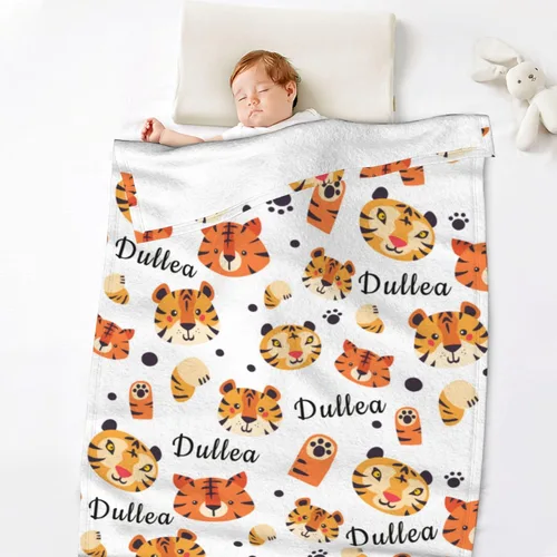 Miniatura 10 de Manta personalizada para bebé, manta personalizada con nombre para recién nacidos/bebés/niños para/manta de forro polar personalizada, regalos