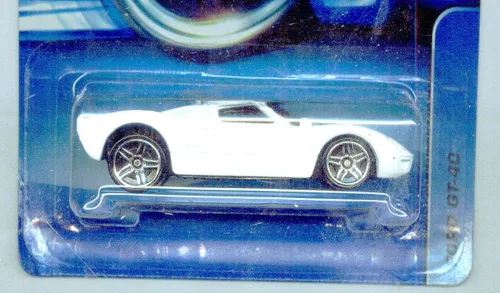 Miniatura 2 de Hot Wheels 2005-162 Ford GT-40 Blanco Escala 1:64