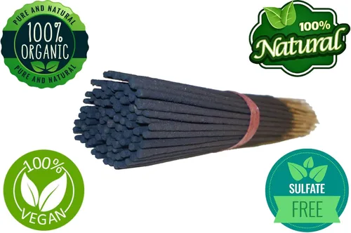 Miniatura 3 de Yajna -Varillas de incienso de salvia blanca 100% natural, hechas a mano, sumergidas a mano, varillas de incienso orgánicas, sin productos químicos