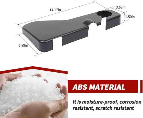 Miniatura 6 de Cubierta de tanque de refrigerante y moldura del motor compatible con Dodge Charger 2011-2023, para Dodge Challenger 2011-2023, para Chrysler 300c