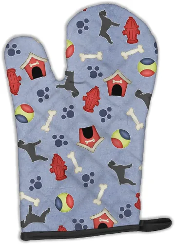 Miniatura 63 de Caroline's Treasures BB4872OVMT - Guante de horno de Navidad Affenpinscher resistente al calor, grueso para sartenes calientes y horno, manopla