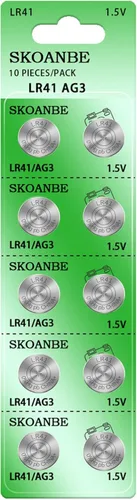 Miniatura 2 de SKOANBE 10PCS LR41 392 384 192 AG3 SR41 1.5V botón de la célula de la moneda de la batería