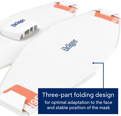 Miniatura 5 de Dräger X-plore 1950 N95 respirator mask NIOSH-approved respirator mask for construction, DIY, home improvement
