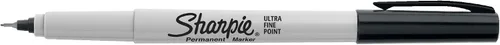 Miniatura 3 de Sharpie Marcadores permanentes, punta ultrafina, negro, 24