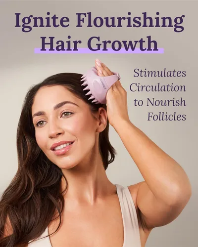Miniatura 2 de Keranique Estimulador manual del crecimiento del cabello del masajeador de la terapia del cuero cabelludo para el cabello seco o mojado