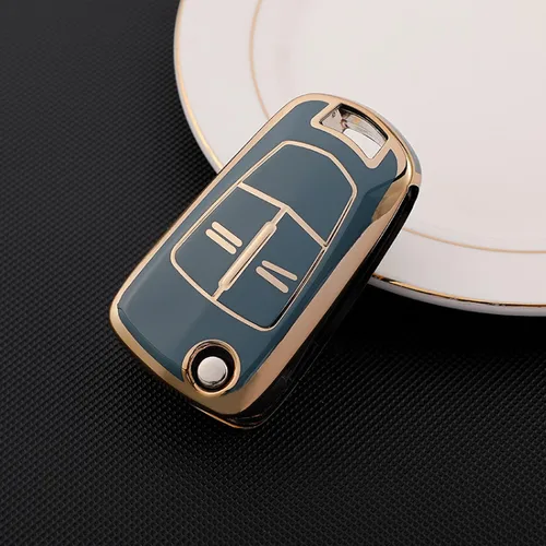 Fashion TPU Car Flip Key Case Cover Shell Fob, for Vauhxall for Opel Astra H Corsa D Insignia Vectra Zafira Signum Car Accessories
