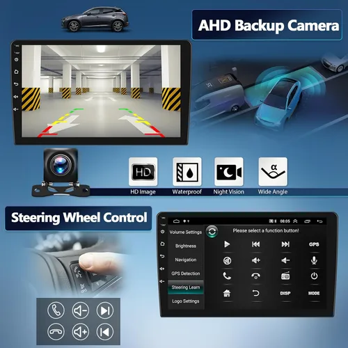 Miniatura 6 de [8 Core 4G+64G] Android 13 Estéreo de coche para Ford Escape 2007-2012/Mazda Tribute 2007-2012 con Apple CarPlay Android Auto, radio de coche