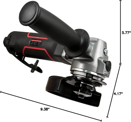 Miniatura 8 de JET Amoladora angular neumática de 4 pulgadas, 12000 RPM (modelo JAT-450)