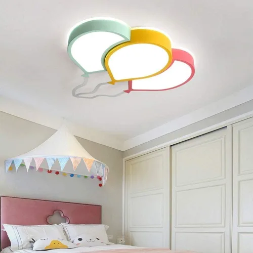 Miniatura 5 de Lámpara de araña LED moderna, lámpara de techo, lámpara de techo LED de globo de color creativo y moderno, lámpara de decoración de hotel, moderna
