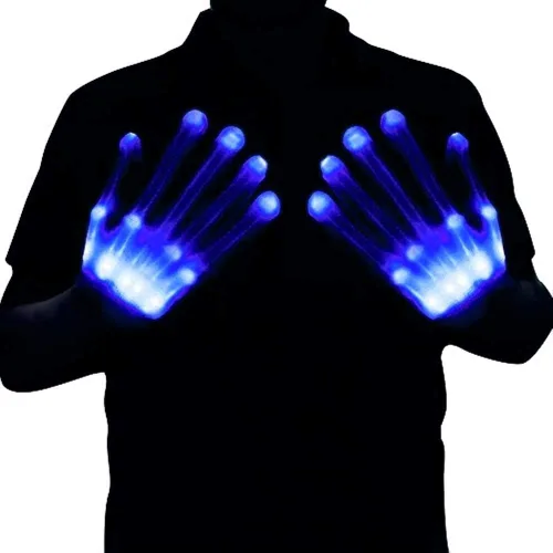 Miniatura 4 de Guantes de mano de esqueleto iluminados, modos de ajuste, guantes LED, nuevos divertidos y geniales recuerdos de fiesta, juguetes geniales, regalos