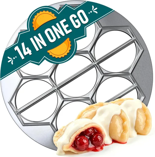 Miniatura 11 de Fabricante de Ravioli Ruso Molde para Albóndigas Pelmeni Molde de Metal Siberiano Fabricante de Albóndigas de Carne Máquina Cortadora de Raviolis 1.