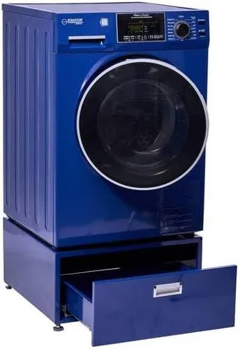 Miniatura 3 de Equator All-In-One VENTED/VENTLESS Washer-Dryer 1.9cf/18lb 1400RPM 110V + Pedestal (Stormy Grey + PDL 4455 Stormy Grey)