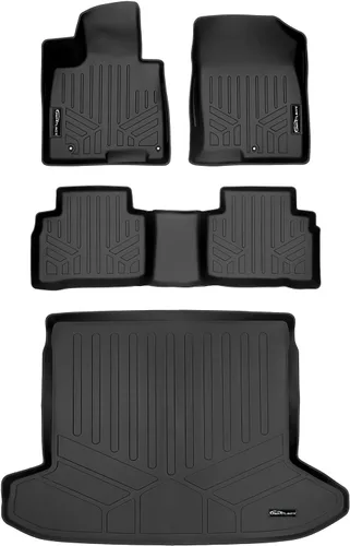 Miniatura 23 de SMARTLINER Alfombrilla de suelo para maletero de carga para todo tipo de clima para Hyundai Tucson 2010-2013