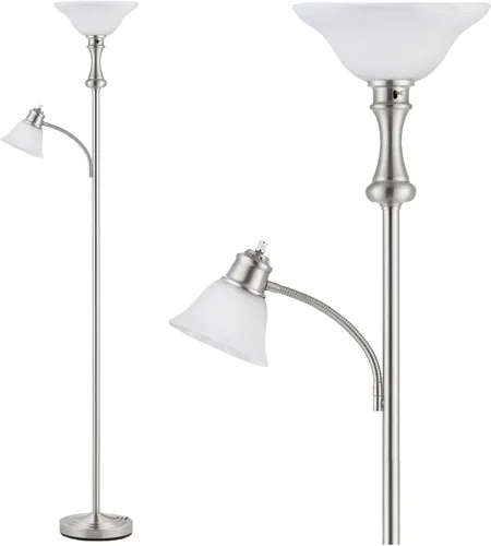 Miniatura 9 de Lámparas de pie de 71 pulgadas para sala de estar, lámpara de pie alta para dormitorio, lámpara de pie moderna para esquina oficina decoración