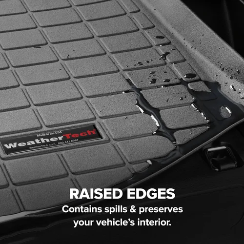 Miniatura 3 de WeatherTech Forro de maletero de carga para Toyota RAV4 Hybrid, RAV4 detrás de la segunda fila (401246), negro
