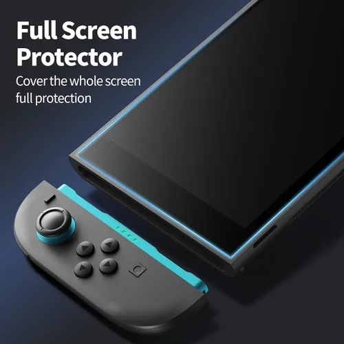 Miniatura 4 de Ambison Paquete de 2 protectores de pantalla de vidrio con acabado mate compatibles con Nintendo Switch 2 modelo 2025 de 7.9 pulgadas