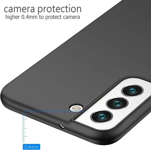 Miniatura 3 de Funda protectora delgada para Samsung Galaxy S22 Plus S22+ [protege contra golpes, arañazos, deslizamientos, huellas dactilares, acabado mate] Azul