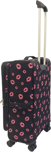 Miniatura 2 de Betty Boop Juego de equipaje con tamaño de transporte. 20", 24", 28", 3 piezas por juego. Ruedas giratorias. Expandible, ligero, Betty Leg-up
