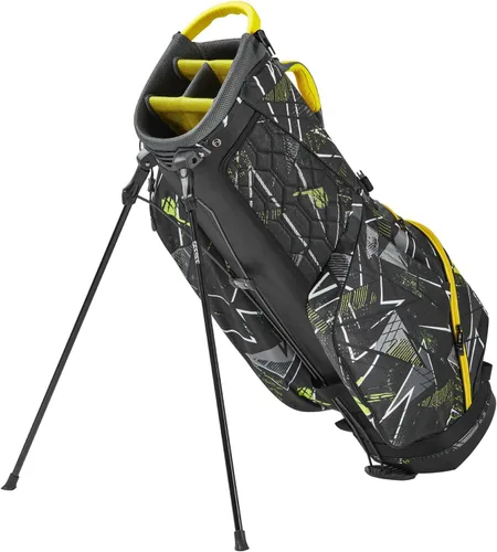 Miniatura 2 de Bolsas de soporte de golf Geesee con divisores de 4 vías en la parte superior, cubierta contra la lluvia, capucha protectora solar y bolsas de golf