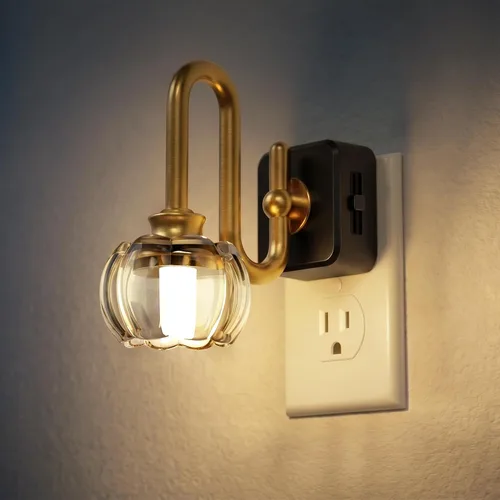 Miniatura 10 de JandCase Luz Nocturna, Luces Nocturnas Cambiantes de Color Enchufables en la Pared, Luz Nocturna RGB con Sensor de Luz, Luz Nocturna Enchufable