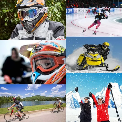Miniatura 7 de Gafas de motocicleta y motocross para carreras de cuatrimoto (ATV), de bicicleta en tierra, de todoterreno y carrera táctica de motocicleta