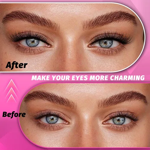 Miniatura 112 de Veleasha Pestañas postizas de manga puntiagudas, 100% hechas a mano, aspecto natural, pestañas postizas ligeras con banda transparente suave