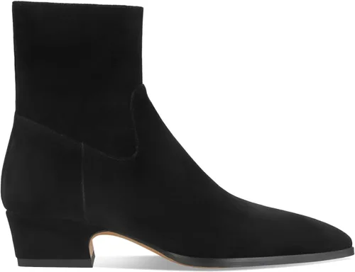 Miniatura 6 de Women's Ankle Boots Square Toe Low Chunky Block Heel Booties Comfortable Short Boots Side Zipper Booties Shoes