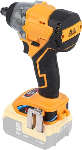 Miniatura 3 de Llave de impacto inalámbrica de 20 V y 1/2 pulgada sin escobillas, par máximo de 350 pies-libras, ajuste de 4 velocidades, inicio y parada