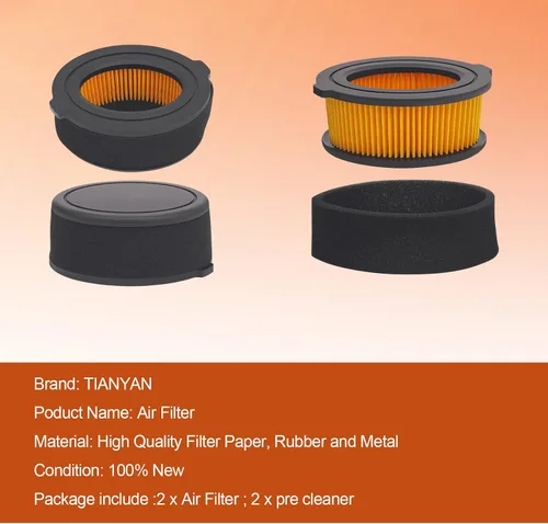 Miniatura 2 de TIANYAN 2 piezas 951-10794 751-10794 951-14262 reemplazo de filtro de aire para MTD 751-14262 OHV premium 208cc Troy-Bilt MTD Gold Craftsman