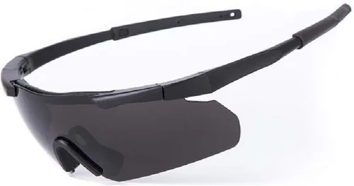 Miniatura 2 de GALAXYLENSE ICE - Gafas tácticas de combate para hombres, gafas de disparo, gafas de caza, lentes de repuesto de 3 colores Negro