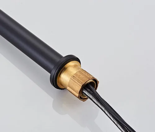 Miniatura 6 de Grifo de recipiente con sensor automático sin contacto, grifo de baño de cocina negro, sensor infrarrojo de movimiento eléctrico sin contacto