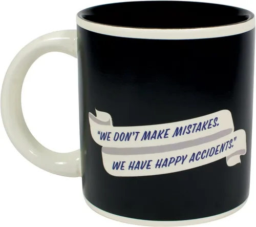 Miniatura 6 de Taza cambiante ante el calor, de Bob Ross - Agregue líquidos calientes y emerge una escena - viene en caja de regalo divertida