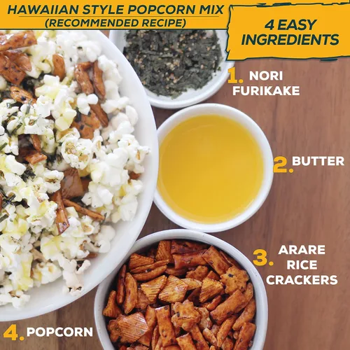 Miniatura 5 de Aloha Right Now Galletas de arroz arare mixtas prémium Mochi Crunch estilo japonés hawaiano mezcla de aperitivos asiáticos, 1 libra, 16 onzas
