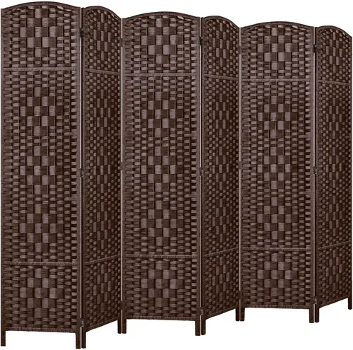 Miniatura 16 de Rose Home Fashion - Divisor de habitación, divisores de habitación de 6 pies de alto y pantallas de privacidad plegables, pantalla de privacidad