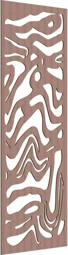 Miniatura 46 de 9 3/8"W x 24 3/8"H x 1/4"T Northfield Decorativos Paneles de Pared de Madera Calado, Abedul