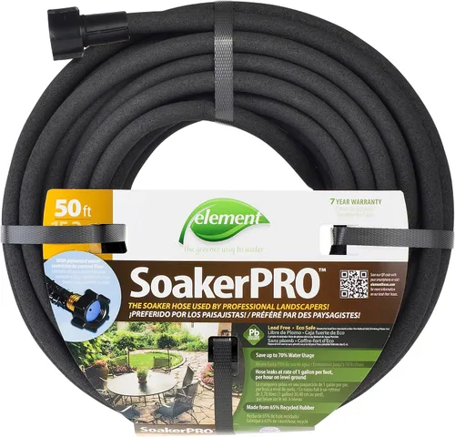Miniatura 7 de Element SoakerPRO - Manguera para remojo, 75 pies de largo, 3/8 pulgadas de diámetro, color negro