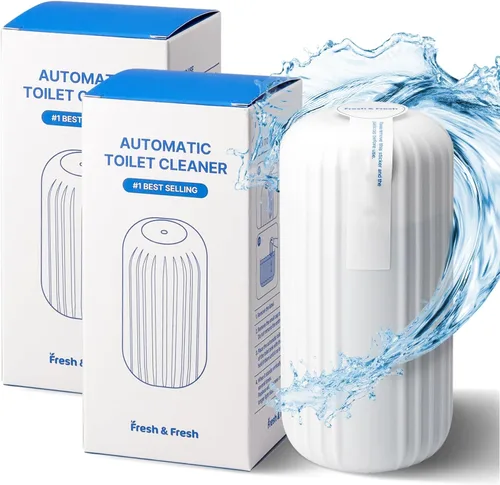 Miniatura 22 de Fresh & Fresh Limpiadores automáticos para inodoros – 3 botellas (hasta 2500 descargas/botella), limpiador comercial y residencial de 3 a 4 meses