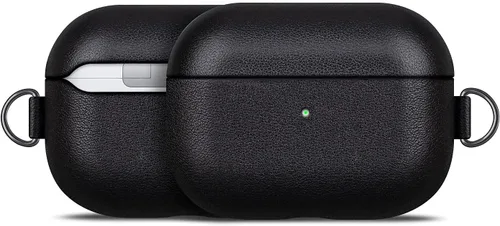 Miniatura 7 de Lopie Serie Hecha a Mano Funda de Cuero para AirPods Pro con Llavero, Completamente Envuelta con Cuero de Grano Completo Funda Protectora