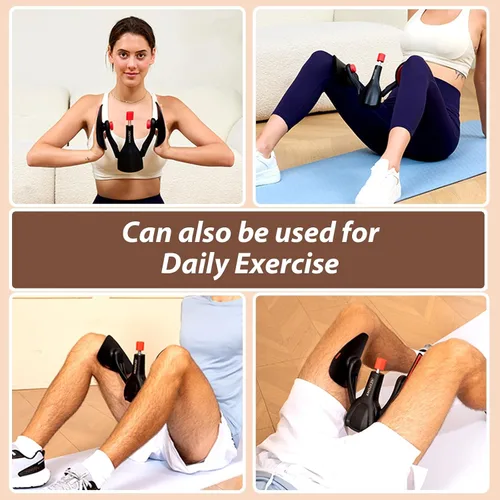 Miniatura 8 de Entrenador de suelo pélvico, equipo de ejercicio Kegel para hombres y mujeres, ejercitador de muslos y piernas para fuerza central, dispositivo