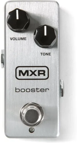 Miniatura 4 de MXR M293 Booster Mini Pedal de efectos de guitarra con 2 cables de conexión y paquete de púas Dunlop