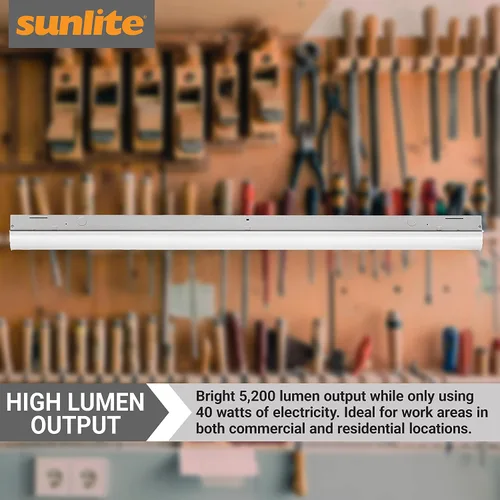 Miniatura 5 de Sunlite 85479-SU 25w 48" accesorio de tira de LED lineal 3500k blanco neutro