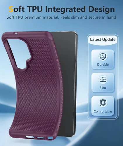 Miniatura 13 de FNTCASE Funda para iPhone 17 Pro: Fundas delgadas translúcidas de color azul claro compatibles con MagSafe, protección completa de la cámara