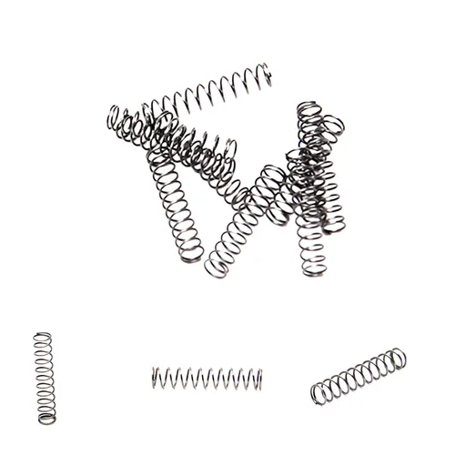 Miniatura 28 de MroMax 20Pcs Compressed Spring, 0.04" Wire Dia, 0.31" OD, 1.57" Free Length, Gray Black Spring Steel Extended Coil Compression Spring
