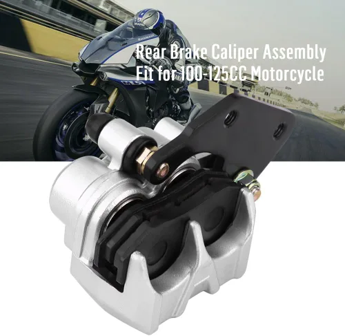 Miniatura 3 de Pinza de freno de motocicleta,Yctze Brems Sattel Hinten Motorrad Bremssattel,Ensamblaje de pinza de freno trasero para motocicleta 100 motor trasero