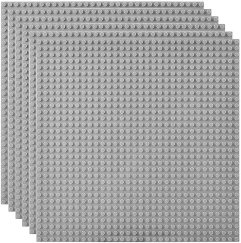 Miniatura 15 de Lekebaby Base de construcción clásica para ladrillos de construcción, 100% compatible con las principales marcas: placa base de 10 x 10 pulgadas