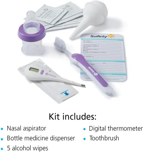Miniatura 3 de Kit de cuidado y salud del bebé Safety 1st Deluxe, Jugo de Uva en Pirámides, Esenciales para bebés recién nacidos, Talla única, 24 piezas Jugo