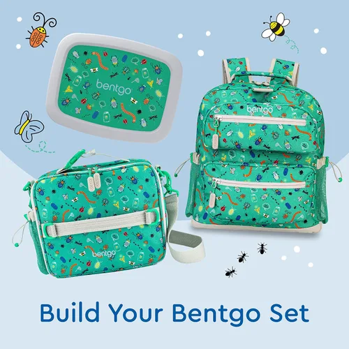 Miniatura 6 de Bentgo Mochila para niños - Mochila ligera y duradera de 14 pulgadas, Bug Buddies, Mochilas de viaje