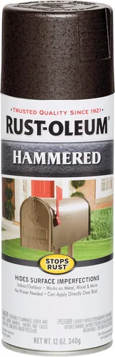 Miniatura 37 de Rust-Oleum 210849 - Pintura en aerosol martillada para prevención del óxido, 12 onzas, cobre